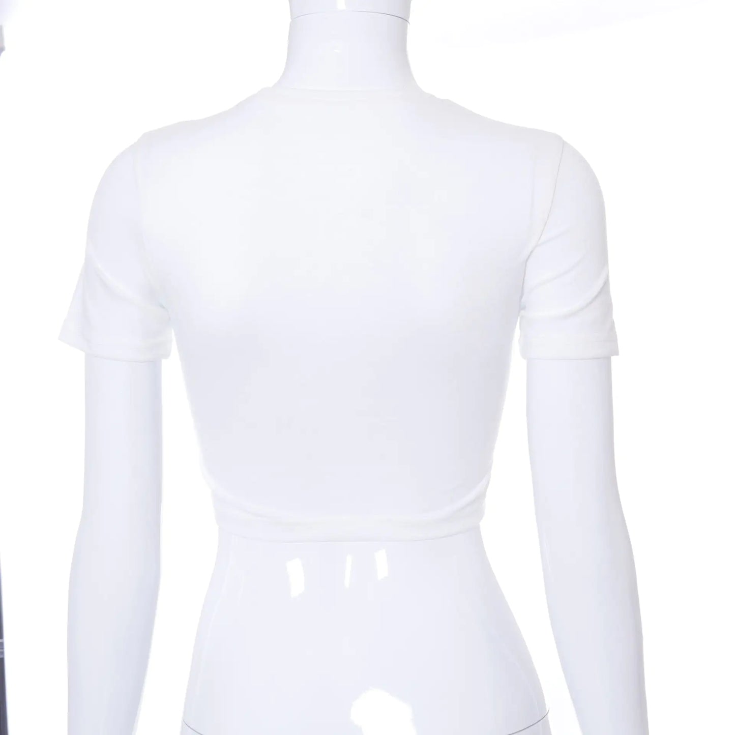 Daring Chain Cropped Tee